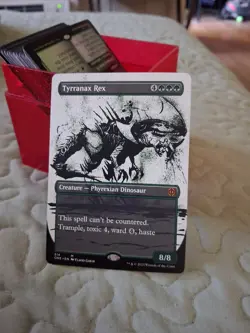 MTG Tyrranax Rex SHOWCASE FOIL Phyrexia: All Will Be One. - Image 2
