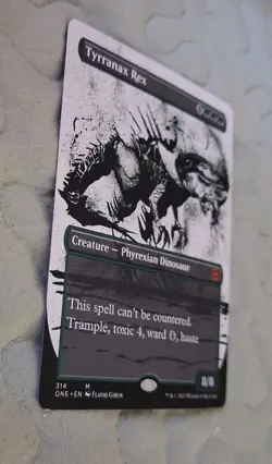 MTG Tyrranax Rex SHOWCASE FOIL Phyrexia: All Will Be One. - Image 5