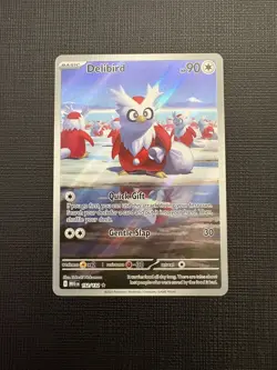 Delibird 152/132 Illustration Rare Mega Evolution Pokemon Near Mint - Image 1