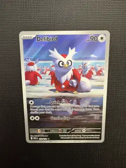 Delibird 152/132 Illustration Rare Mega Evolution Pokemon Near Mint - Image 2