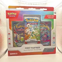 Pokemon TCG First Partner Illustration Collection Series 2 Box 9 Cards Promo - Image 1