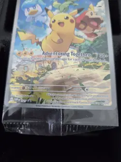 *SEALED* Pokemon Pikachu 027 SV: Scarlet/Violet Promo Holo Paldea Evolved - Image 2