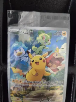 *SEALED* Pokemon Pikachu 027 SV: Scarlet/Violet Promo Holo Paldea Evolved - Image 3