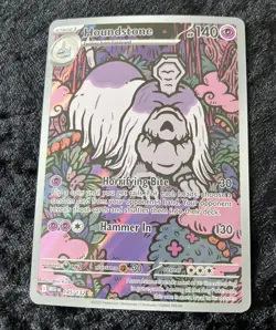 Pokemon Houndstone - Illustration Rare Holo ME01: Mega Evolution 2025 145/132 NM - Image 1