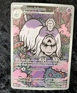 Pokemon Houndstone - Illustration Rare Holo ME01: Mega Evolution 2025 145/132 NM - Image 2