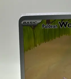 Pokemon TCG Paldean Wooper 221/193 SV02: Paldea Evolved Illustration Rare NM - Image 2