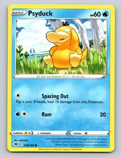 Psyduck 028/189 Common Astral Radiance Pokemon NM - Image 1