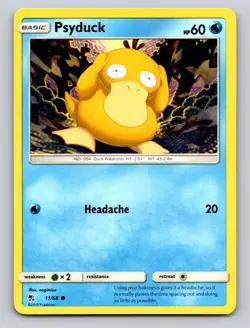 Psyduck 11/68 Common Hidden Fates Pokemon NM - Image 1