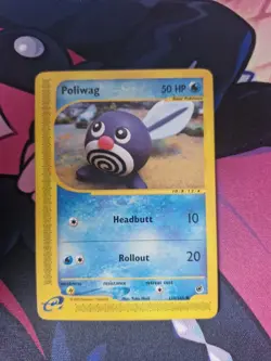 Poliwag 125/165 Non-Holo Expedition Pokemon Card - Image 1