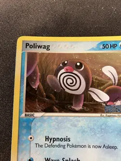 Pokemon TCG EX Unseen Forces Poliwag Card 67/115 Stamped Holo - Image 5