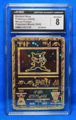 2000 POKEMON MOVIE PROMO Ancient Mew CGC 8 NM-MT # 6057090163 - Image 1