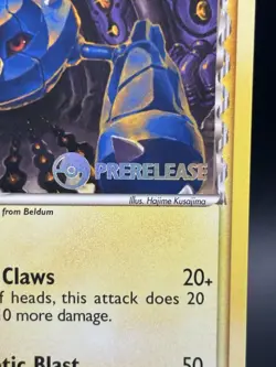 2005 Metang 49/113 EX Delta Species Pokemon Prerelease Stamped LP+ - Image 2