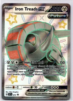 Pokemon TCG Iron Treads ex 073 Scarlet & Violet Promo Holo Rare Near Mint - Image 1