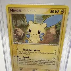 CGC 10 Minun POP Series 1 12/17 2004 Pokemon Gem Mint Vintage Promo - Image 3