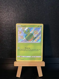Pokemon - Applin - SV012/SV122 - Shining Fates: Shiny Vault - Shiny Holo Rare NM - Image 1