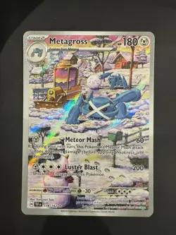 Pokemon TCG Metagross 178/162 Temporal Forces Illustration Rare NM - Image 1