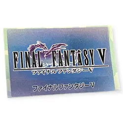 Sony PlayStation 1 PS1 Final Fantasy V Official Vtg Memory Card Sticker - Image 1