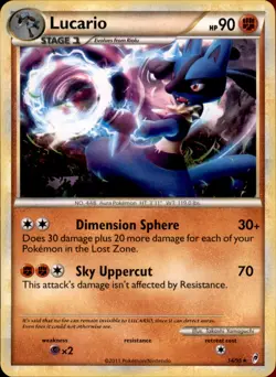 Lucario - 14/95 (Call of Legends) 014/095 - Pokemon Deck Exclusives - Image 1