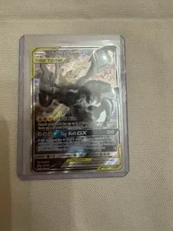 Pokemon Pikachu & Zekrom GX 240 SM168 2019 Promo Card Basic Tag Team - Image 1