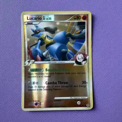 Lucario GL 8/111 Pokemon Rising Rivals Reverse Holo - Image 1