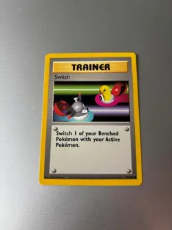 Switch Training Base Set Pokemon Card 95/102. Near Mint - Image 1