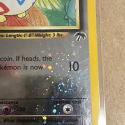 Pokemon TCG Southern Islands Togepi 04/18 Reverse Holo Promo 40HP Eng Fukuyama - Image 2