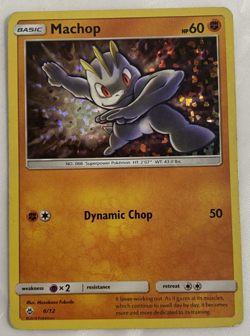 Pokemon TCG Machop 6/12 Promo Holo McDonald's 2018 LP English Free Shipping - Image 1