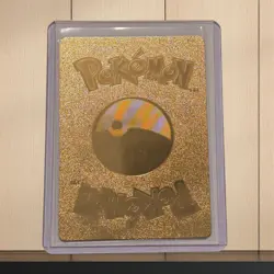 Centiskorch VMAX Metal Gold Foil Pokemon Card Fan Art Display Card HP320 - Image 2