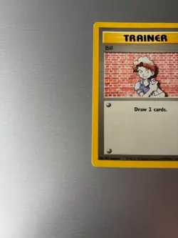 Bill Trainer Base Set Pokemon Card 91/102. Near Mint - Image 4
