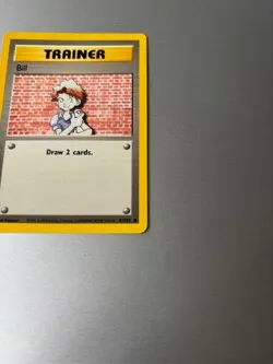 Bill Trainer Base Set Pokemon Card 91/102. Near Mint - Image 5
