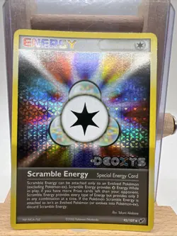 Pokemon Card Ex Deoxys Scramble Energy 95/107 2005 Reverse Holo MP - Image 2