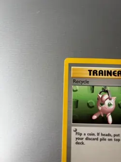 Recycle Trainer Base Set Fossil Pokemon Card 61/62. Near Mint - Image 2