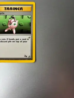 Recycle Trainer Base Set Fossil Pokemon Card 61/62. Near Mint - Image 5