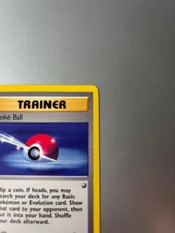 1st Edition Poke Ball Trainer Pokemon Card 64/64. Near Mint - Image 3