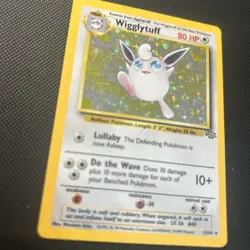 Pokemon Card - Wigglytuff Jungle No Set Symbol Error 16/64 Holo Rare - Image 3