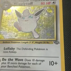 Pokemon Card - Wigglytuff Jungle No Set Symbol Error 16/64 Holo Rare - Image 4