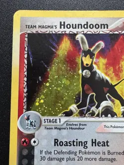 Team Magma's Houndoom 10/95 EX Team Magma vs Aqua Pokemon Card Holo Foil Rare MP - Image 3
