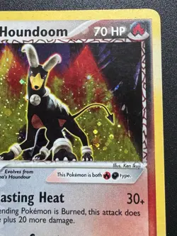 Team Magma's Houndoom 10/95 EX Team Magma vs Aqua Pokemon Card Holo Foil Rare MP - Image 4