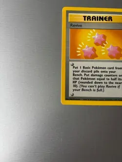 Revive Trainer Base Set Pokemon Card 89/102. Near Mint - Image 4
