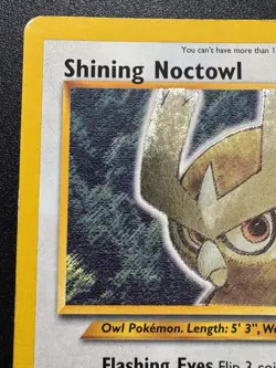 Shining Noctowl 110/105 Neo Destiny Pokemon Card Holo Foil Secret Rare HP - Image 3