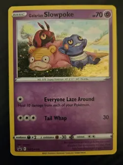 Galarian Slowpoke SWSH126 Black Star Promo Holo Pokemon Card - Image 1