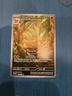 Ninetales 199/197 SV03: Obsidian Flames Holo Pokemon TCG Full Art NM/NM+ - Image 1