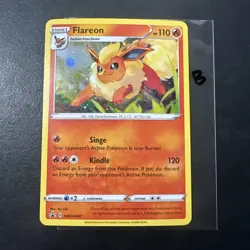 Pokemon TCG Flareon SWSH041 Sword & Shield Promo BSP SWSH041 Near Mint NM B - Image 1