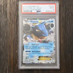 Pokemon TCG Blastoise EX XY Black Star Promo Holo XY30 PSA 9 (2014) - Image 1