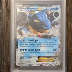 Pokemon TCG Blastoise EX XY Black Star Promo Holo XY30 PSA 9 (2014) - Image 2