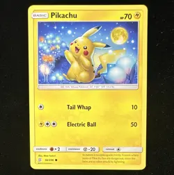 The Pokemon Company Pikachu 56/236 Cosmic Eclipse 2019 Common Regular EN HP70 - Image 1