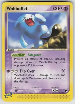 Wobbuffet 26/100 Rare Sandstorm Pokemon Lightly Played - Image 1