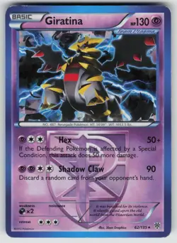Giratina (BW Plasma Storm) 62/135 Holo Holo Rare Deck Exclusives Pokemon HP - Image 1