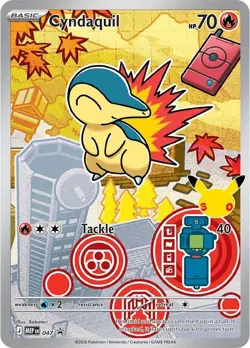 Cyndaquil - MEP047 - MEP Black Star Promos NM, English Pokemon Promos - Image 1