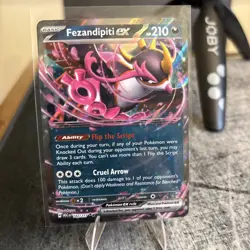 Fezandipiti ex 142/217 Double Rare ME: Ascended Heroes Pokemon Near Mint - Image 1